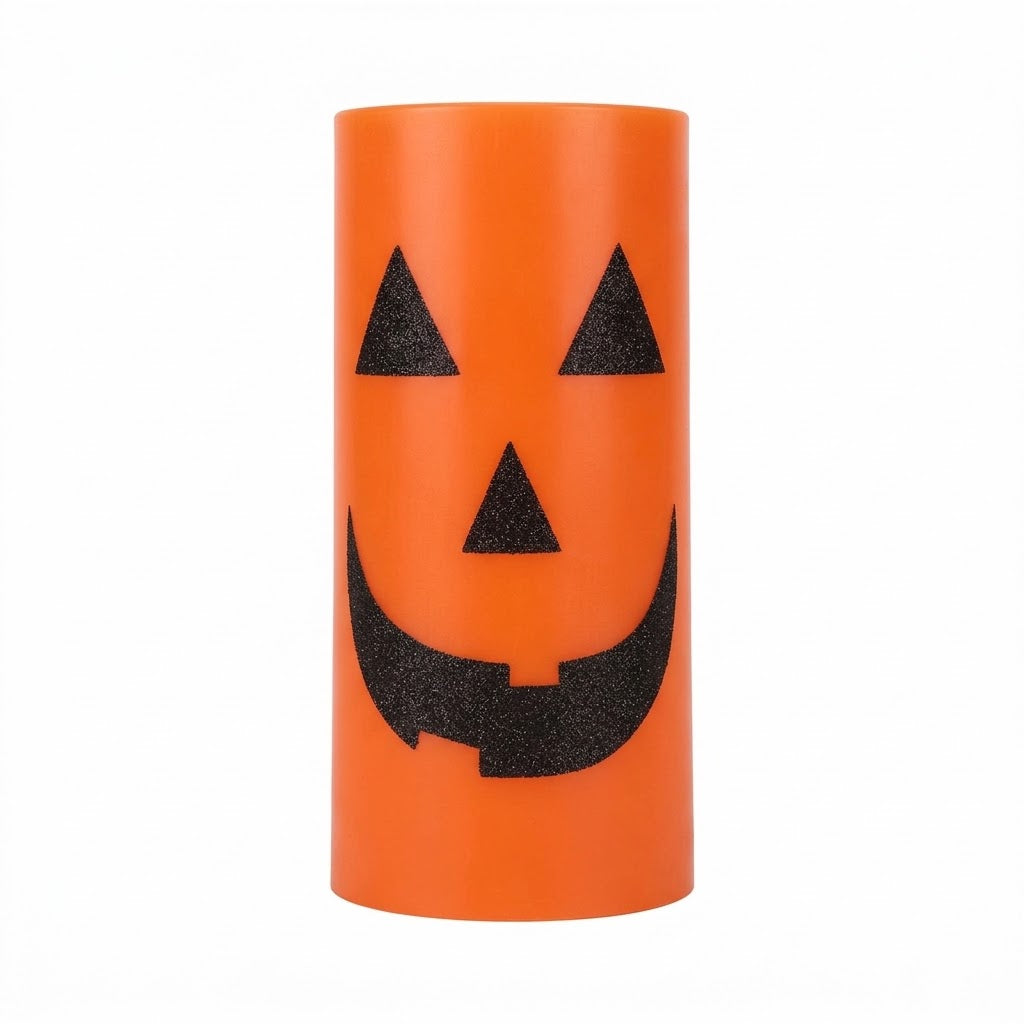 HomeRite 3" x 6" Battery & USB Powered LED Halloween Projection Candle, Wholesale