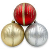 6" Large Shatterproof Christmas Ball Ornaments (5 Assorted Glitter & Sequin Styles) | Wholesale