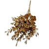 13" Glittered Gold Eucalyptus & Seeded Berry Christmas Spray | Wholesale