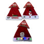 LED Flashing Light-Up Santa Hats with Star Brim & Holiday Appliques (Assorted Styles) | Wholesale