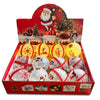 3" LED Light-Up Frosted Christmas Ball Ornaments (Assorted Ribbon & Holiday Motifs) | Wholesale