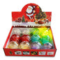 3.2" LED Light-Up Christmas Ball Ornaments (Assorted 12-Piece Countertop Display Trays, 3 Styles) | Wholesale