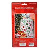 PartyRite Giant Xmas Gift Bag with Name Card, 36" x 44", Jumbo Present Sack, Wholesale