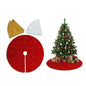 35" Round Sparkling Sequin Christmas Tree Skirt (Assorted Red, Gold & Silver, 3 Colors) | Wholesale