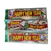 Happy New Year Wall & Door Banner Decor (30" x 7") - 3D Glitter Foil | Wholesale