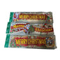 Merry Christmas Wall & Door Banner Decor (30" x 7") - 3D Glitter Foil | Wholesale