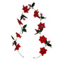 6' Artificial Red Poinsettia & Berry Christmas Floral Garland - Holiday Vine Decor | Wholesale