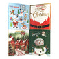 GiftRite Large Christmas Gift Bags, 13" x 10" x 5", Assorted Designs, Wholesale