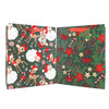 GiftRite Large Christmas Gift Bags with Velvet/Flocked Accents, 13" x 10" x 5", Assorted Designs, Wholesale