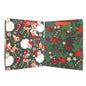 GiftRite Large Christmas Gift Bags with Velvet/Flocked Accents, 13" x 10" x 5", Assorted Designs, Wholesale