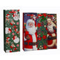 Giftrite 14" x 5" x 3.5" Christmas Wine & Bottle Gift Bags with Velvet Accents & Gift Tags (Assorted Designs) | Wholesale