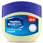 Vaseline Blue Seal pure petroleum jelly container on a white background