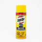 Yellow Easy-Off heavy-duty cleaning spray can on a white background