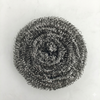Metallic scrubber on a white background