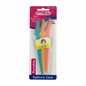 Care Rite eyebrow razors in packaging on a white background