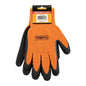 ToolRite Heavy-Duty Rubber Coated Work Gloves, Orange & Black, Wholesale