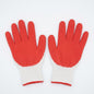 Heavy-Duty Red Latex Coated Work Gloves, White Knit Shell, Wholesale