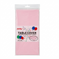 Light pink table cover by Party Rite