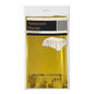 Gold Metallic Foil Plastic Tablecover (54" x 108") | Wholesale