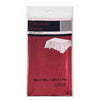 Red Metallic Foil Plastic Tablecover (54" x 108") | Wholesale