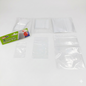 Clear storage bags with a HomeRite packaging label on a white background