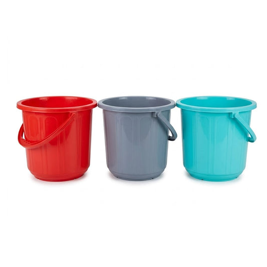 HomeRite 16 Liter (4.2 Gallon) Heavy-Duty Plastic Utility Buckets with Carrying Handle (Assorted Colors) | Wholesale