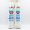 Two Home Plus Cotton Mops with labels on a white background