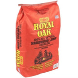 Bag of Royal Oak 100% All Natural Hardwood Lump Charcoal on a white background