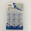 Pack of HomeRite suction hooks on a white background
