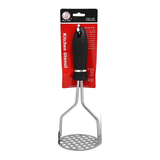Stainless Steel Potato Masher (10" / 25cm) - Heavy-Duty Comfort Grip Kitchen Utensil | Wholesale