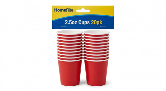 2.5 oz Red Plastic Party Cups
