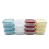 HomeRite 3-Piece Mini Plastic Storage Containers with Snap-On Lids (Assorted Colors) | Wholesale