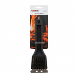Barbecue brush with bristle head and handle on a white background