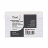 Pack of Mead ruled index cards with label on a white background