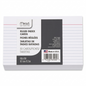 Mead ruled index cards with packaging on a white background