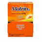 Box of Motrin Ibuprofen Tablets on a white background