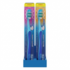 Two Oral-B toothbrushes in packaging on a white background