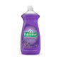 Purple Palmolive dish soap bottle on a white background