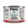 Can of Pami Methanol Gel with warning labels on a white background