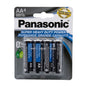 Panasonic Super Heavy Duty Power AA Carbon Zinc Batteries, 4-Pack, Wholesale