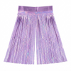 Lavender glitter foil backdrop with iridescent sequins on a white background