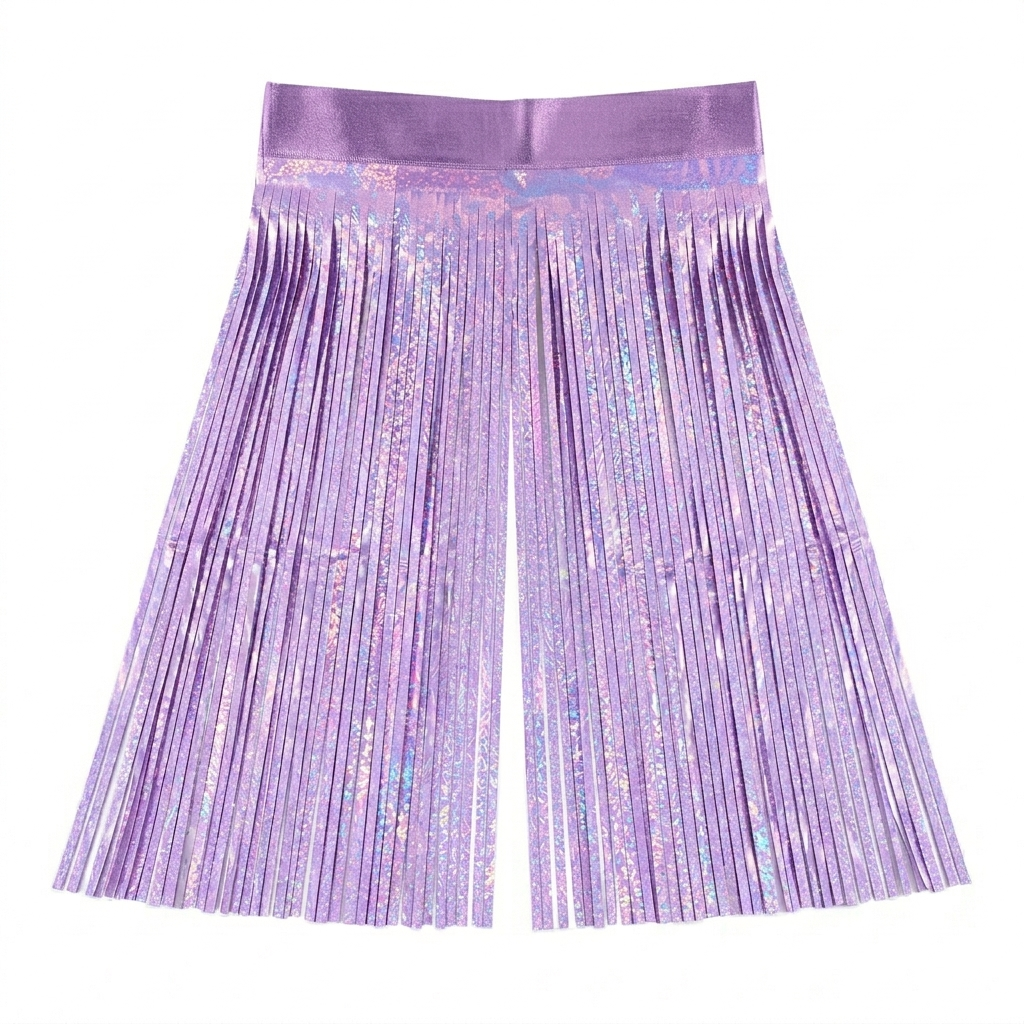 Lavender glitter foil backdrop with iridescent sequins on a white background