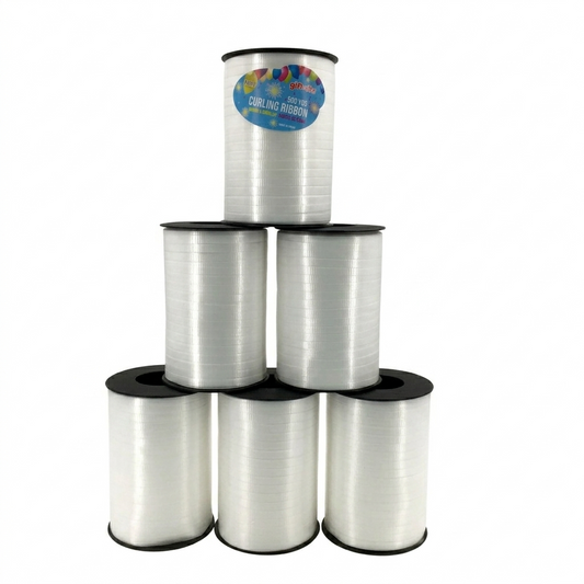 White Curling Ribbon