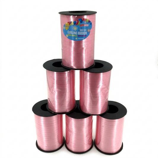 Pink Curling Ribbon