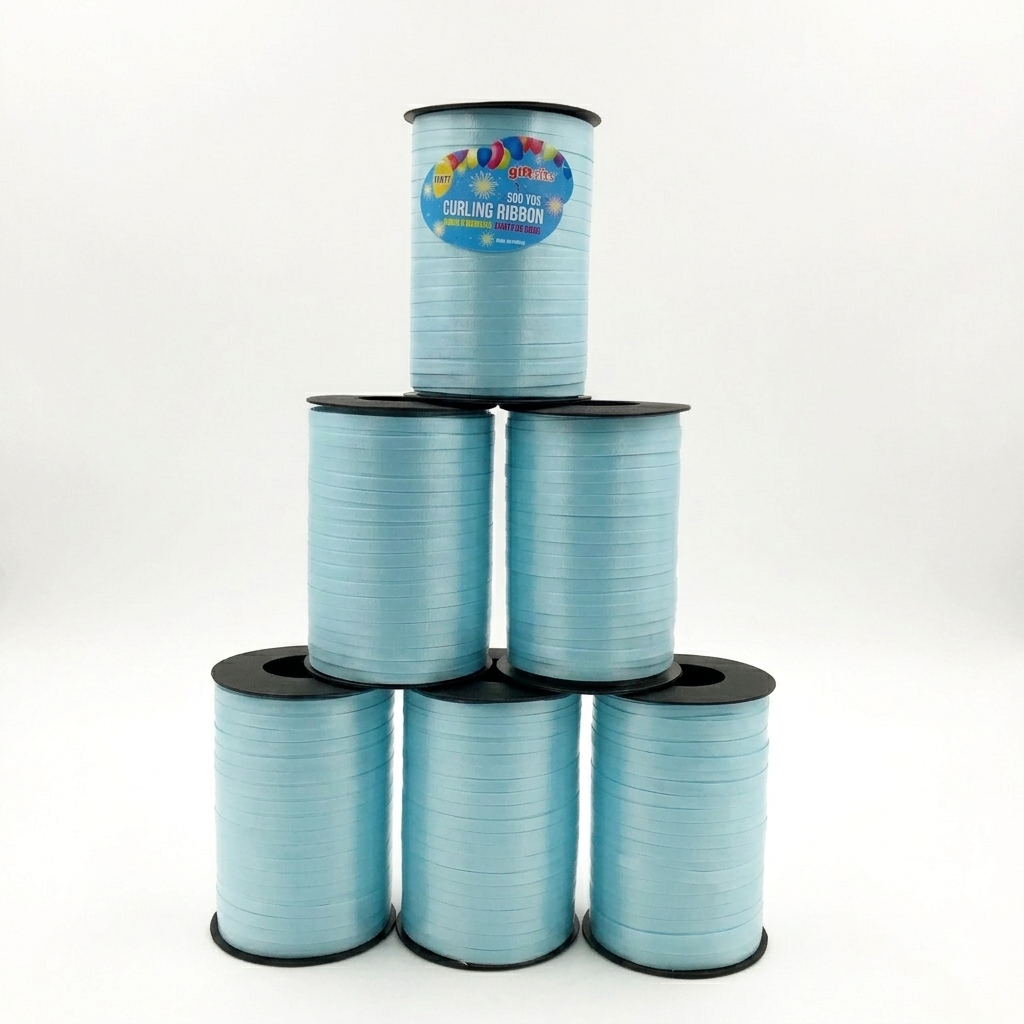 Lite Blue Curling Ribbon