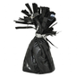 black party balloon weight decoration on a white background