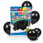 black helium balloons by party rite