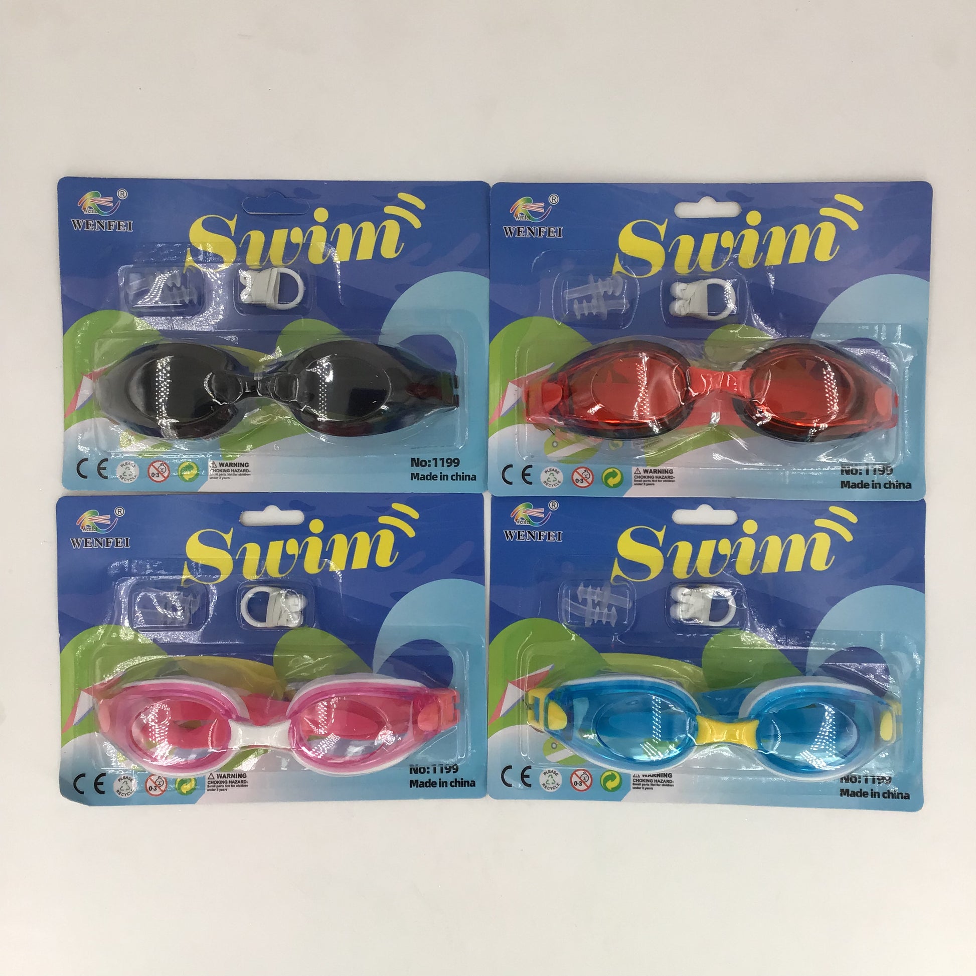 WENFEI Professional Adult Swim Goggles Set, Wholesale