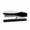 Black and white stapler on a white background