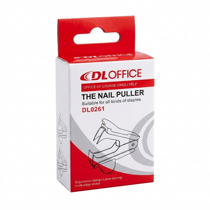 Box of DLI Office nail puller on a white background